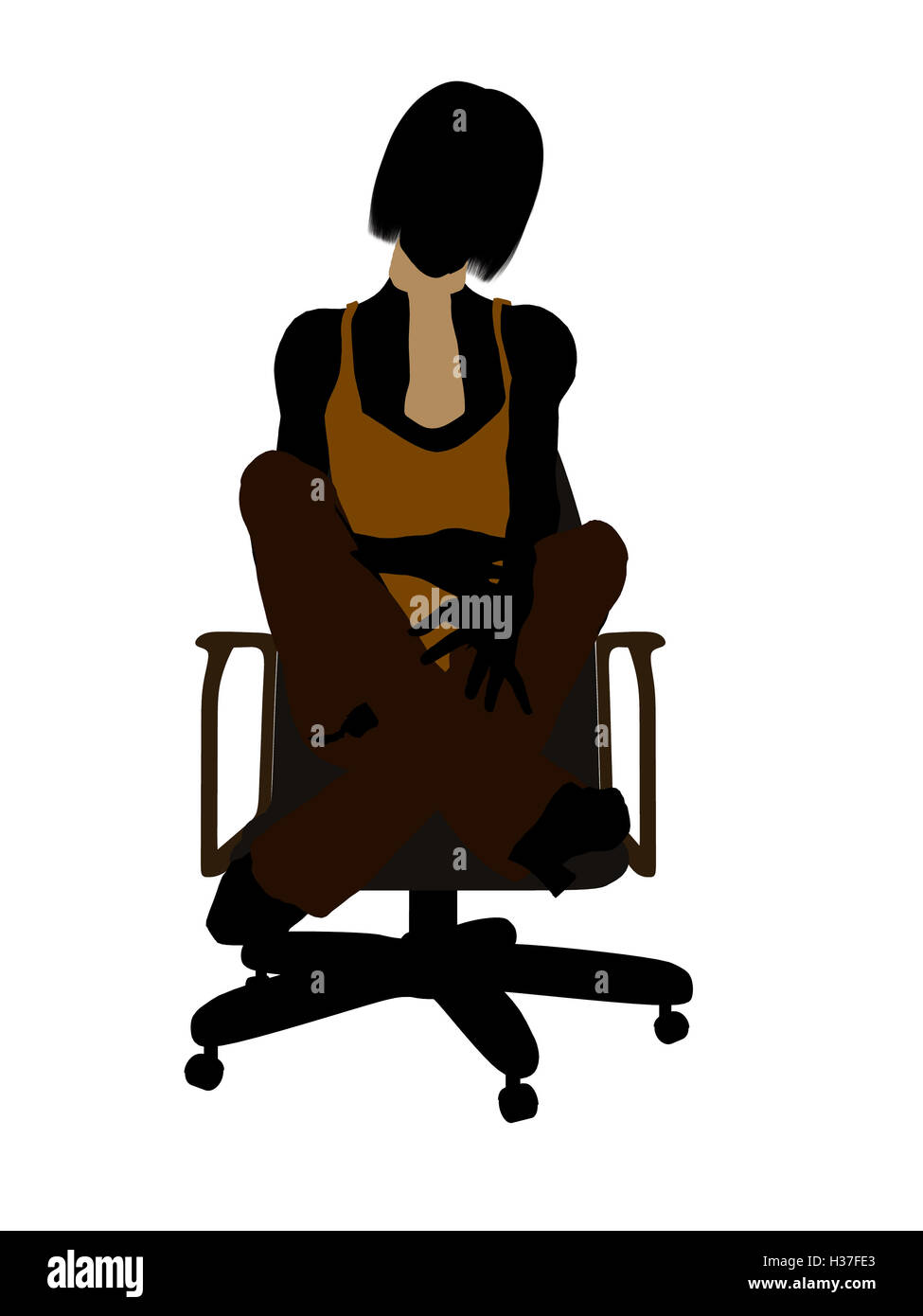 Director Chair Silhouette High Resolution Stock Photography and Images