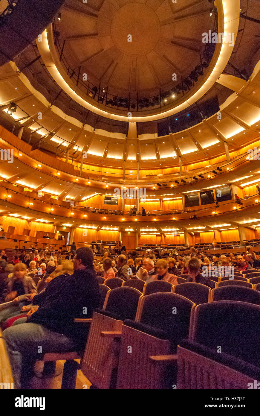 Inside the auditorium at Glyndebourne Festival Opera Stock Photo Alamy