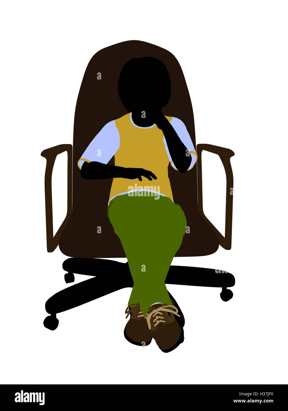 Teen boy sitting in chair hi-res stock photography and images - Alamy