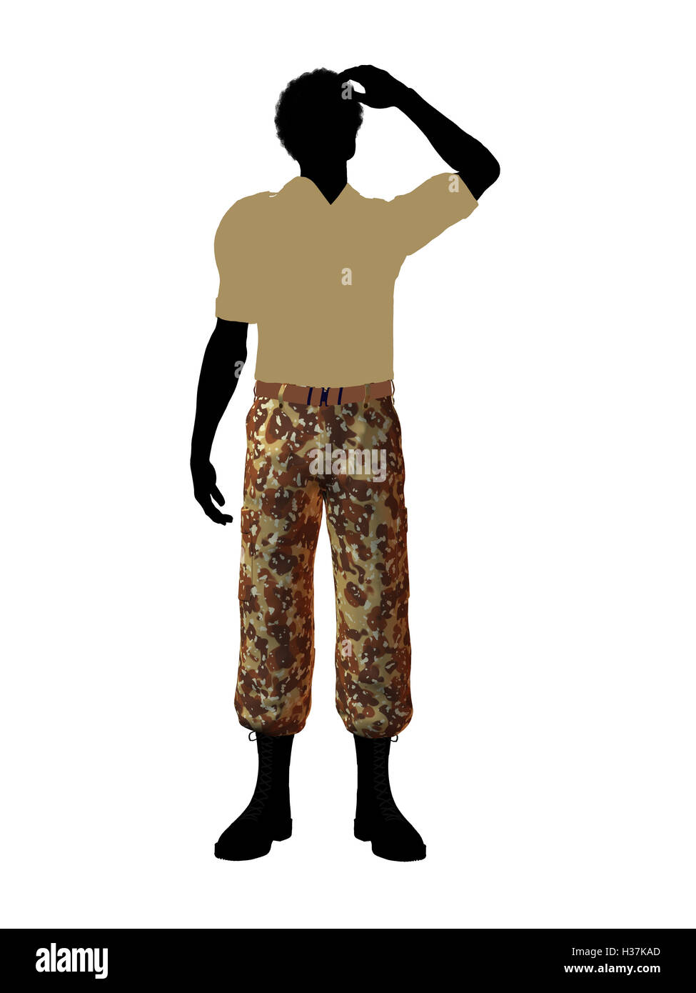 African american gi soldier hi-res stock photography and images - Alamy