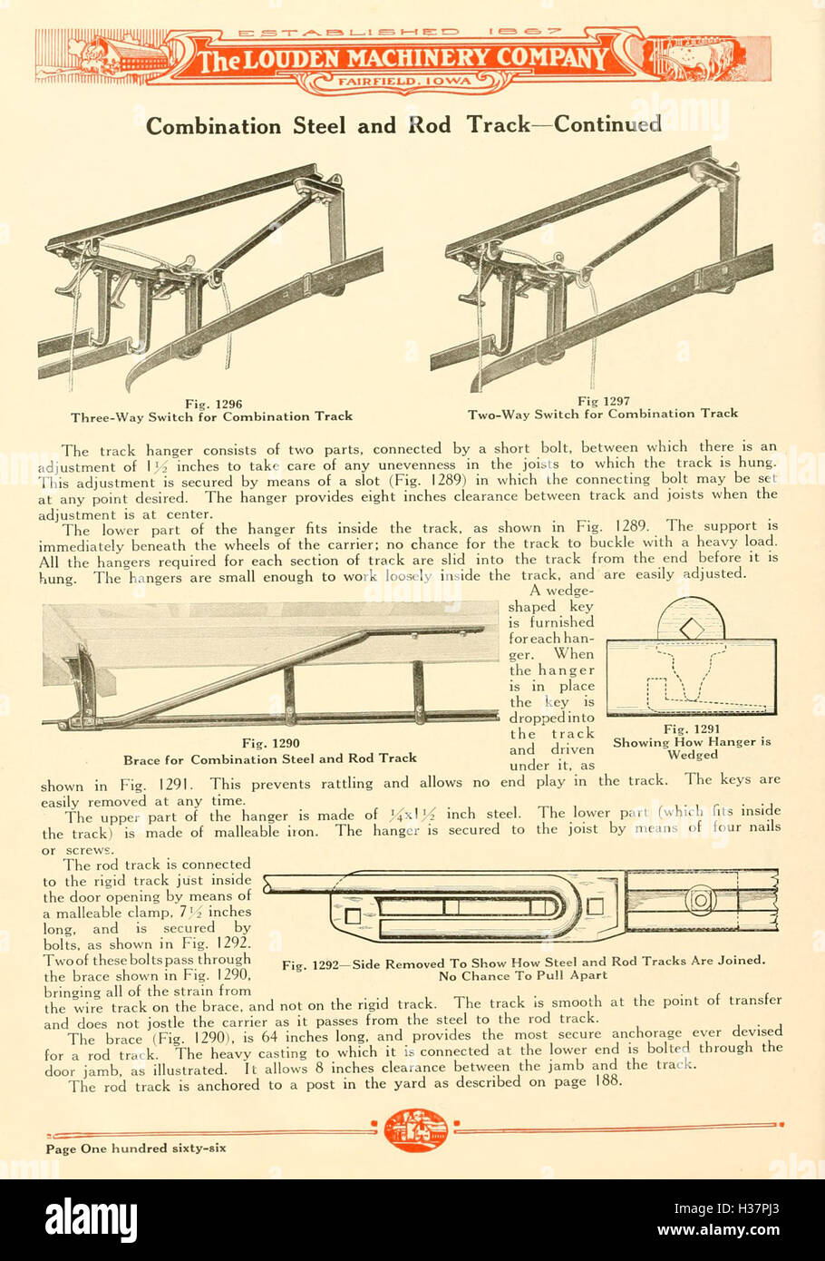 A catalog of agricultural tools and equipment, including items for hay