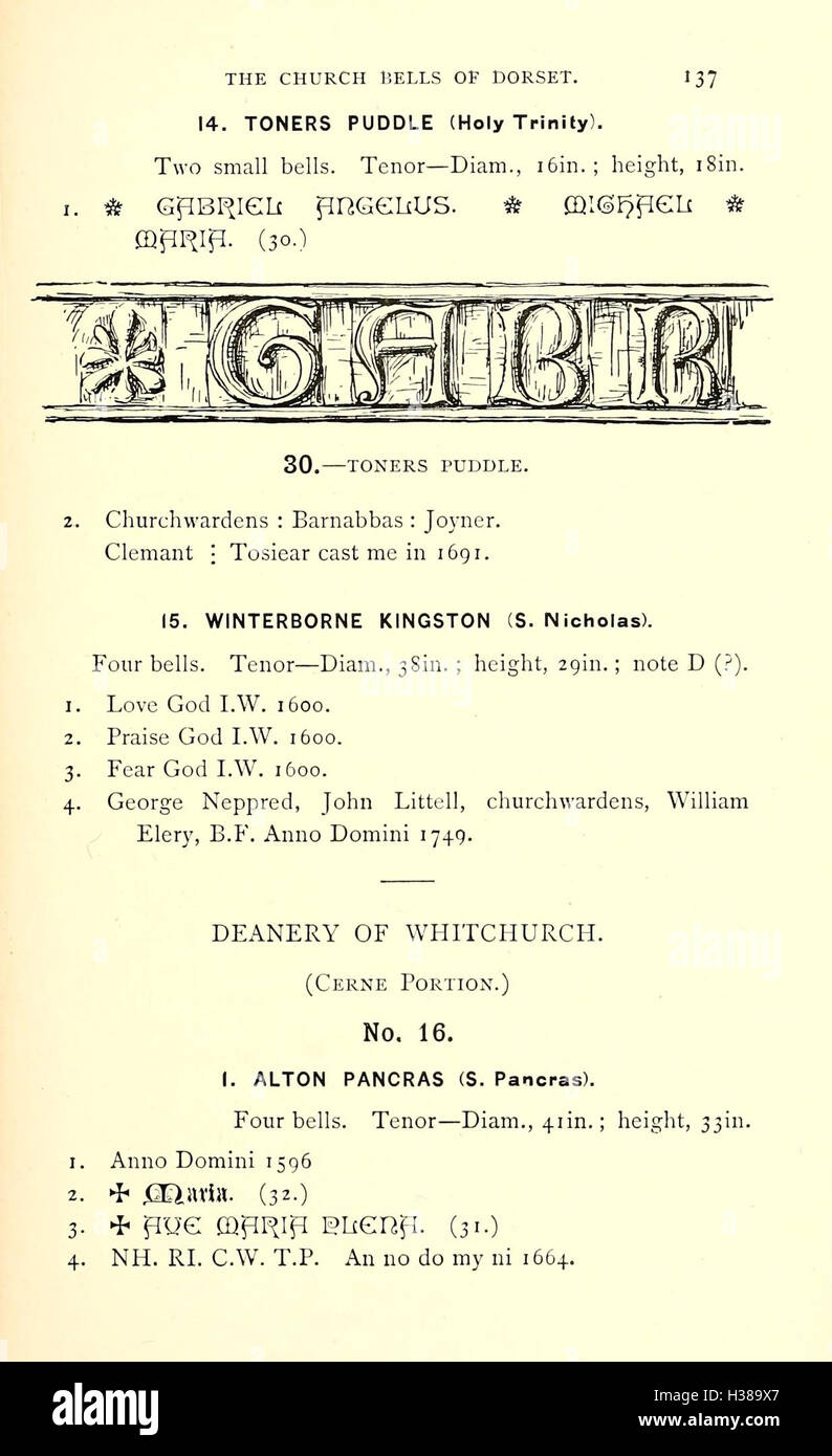 Proceedings - Dorset Natural History and Archaeological Society BHL230 Stock Photo