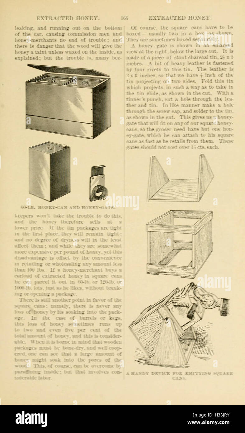 This work is a comprehensive guide to beekeeping, providing information on the management, care, and cultivation of bees for honey production. It includes practical advice for beginners and experts alike. Stock Photo