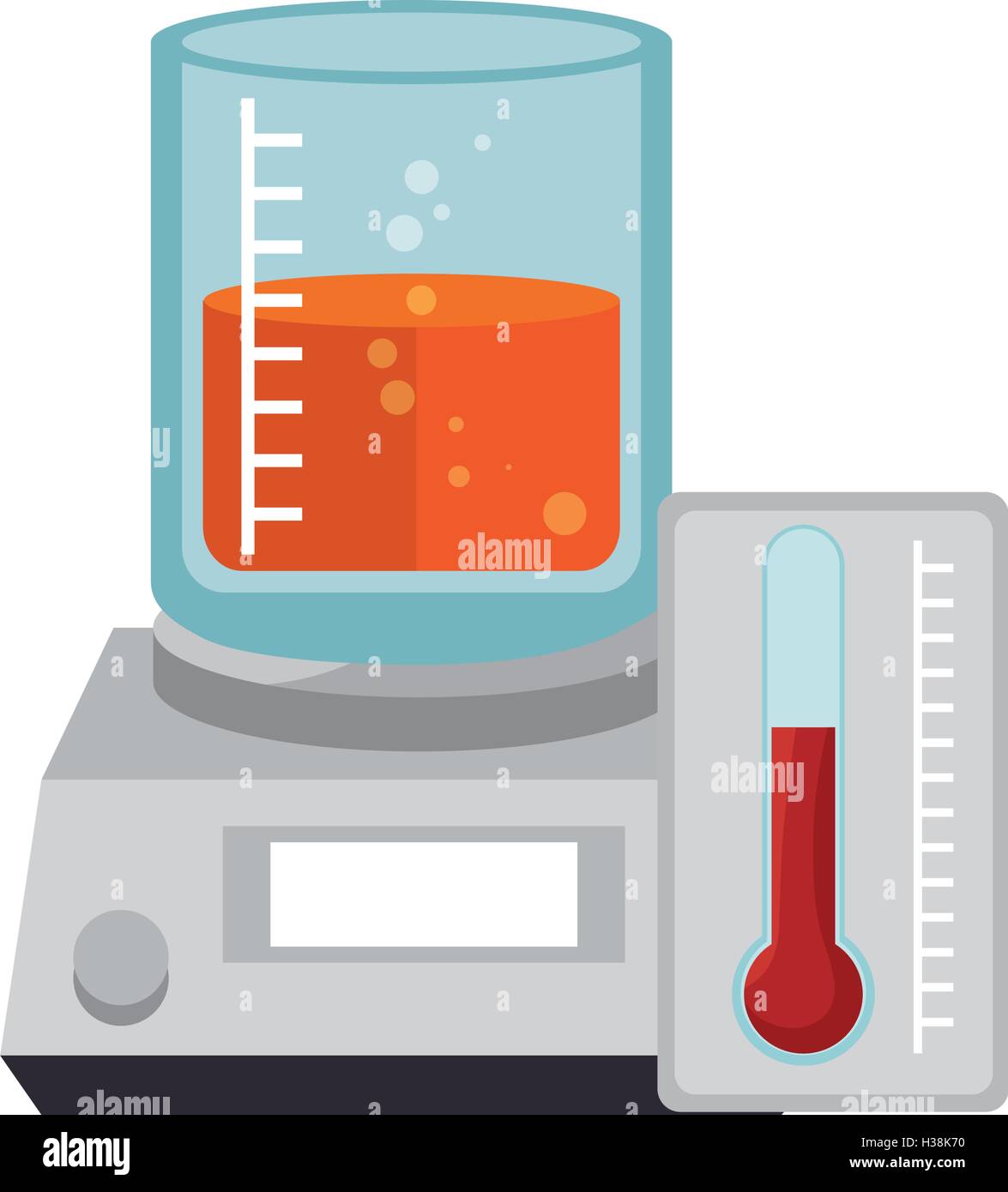 beaker chemical laboratory glass Stock Vector Image & Art - Alamy