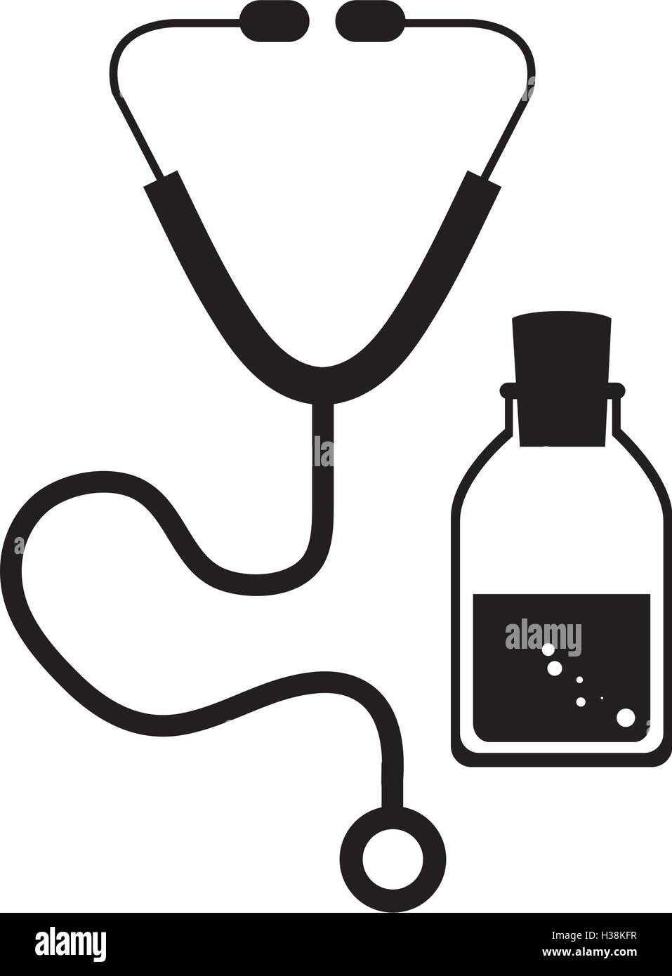 stethoscope medical tool Stock Vector Image & Art - Alamy