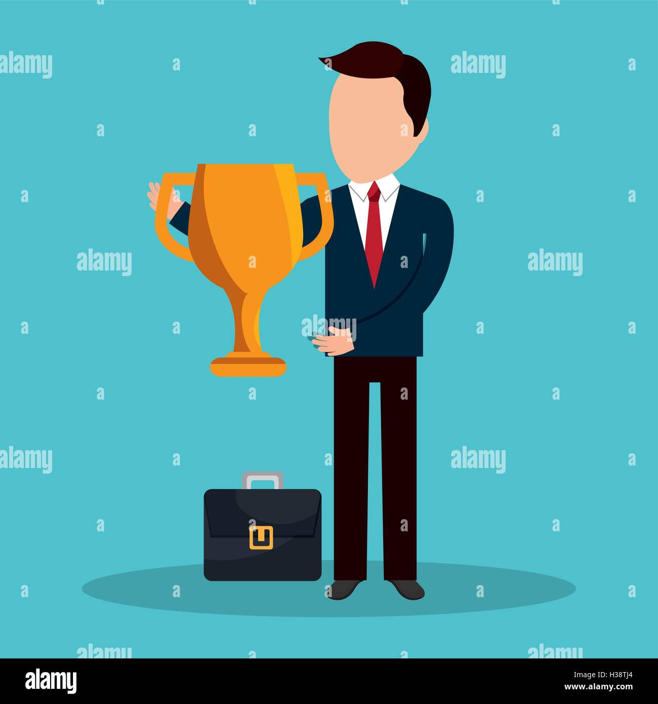 gold trophy icon Stock Vector Image & Art - Alamy