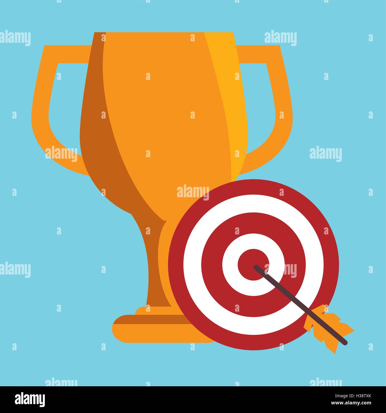gold trophy icon Stock Vector Image & Art - Alamy