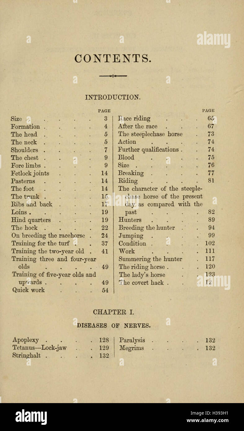 The horsetrainer's and sportsman's guide BHL205 Stock Photo Alamy