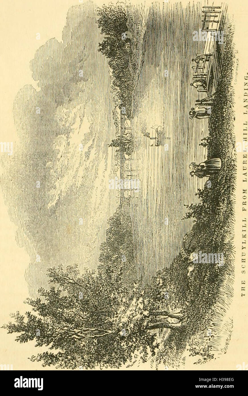 The pictorial sketch-book of Pennsylvania, or, Its scenery, internal improvements, resources, and agriculture, populary described (1852) (1475862 Stock Photo