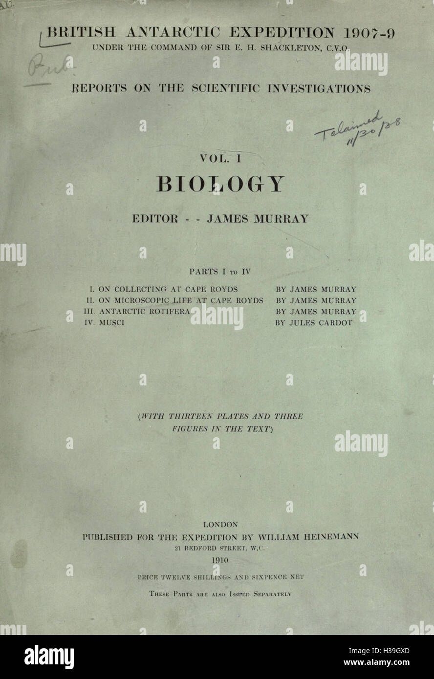 This account details the British Antarctic Expedition led by Sir Ernest ...