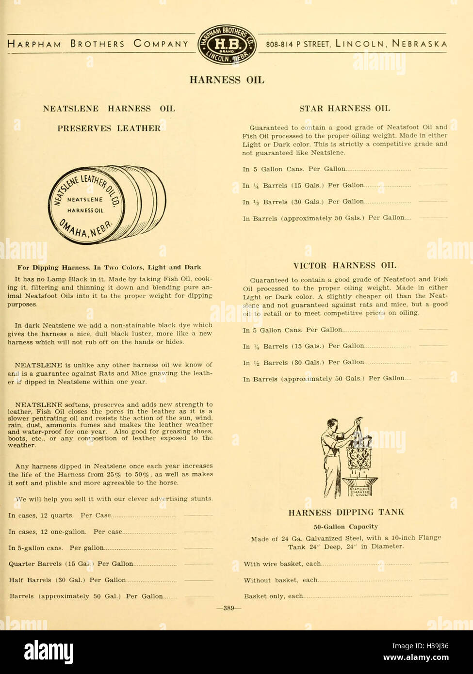 This catalogue lists and describes various items, focusing on their