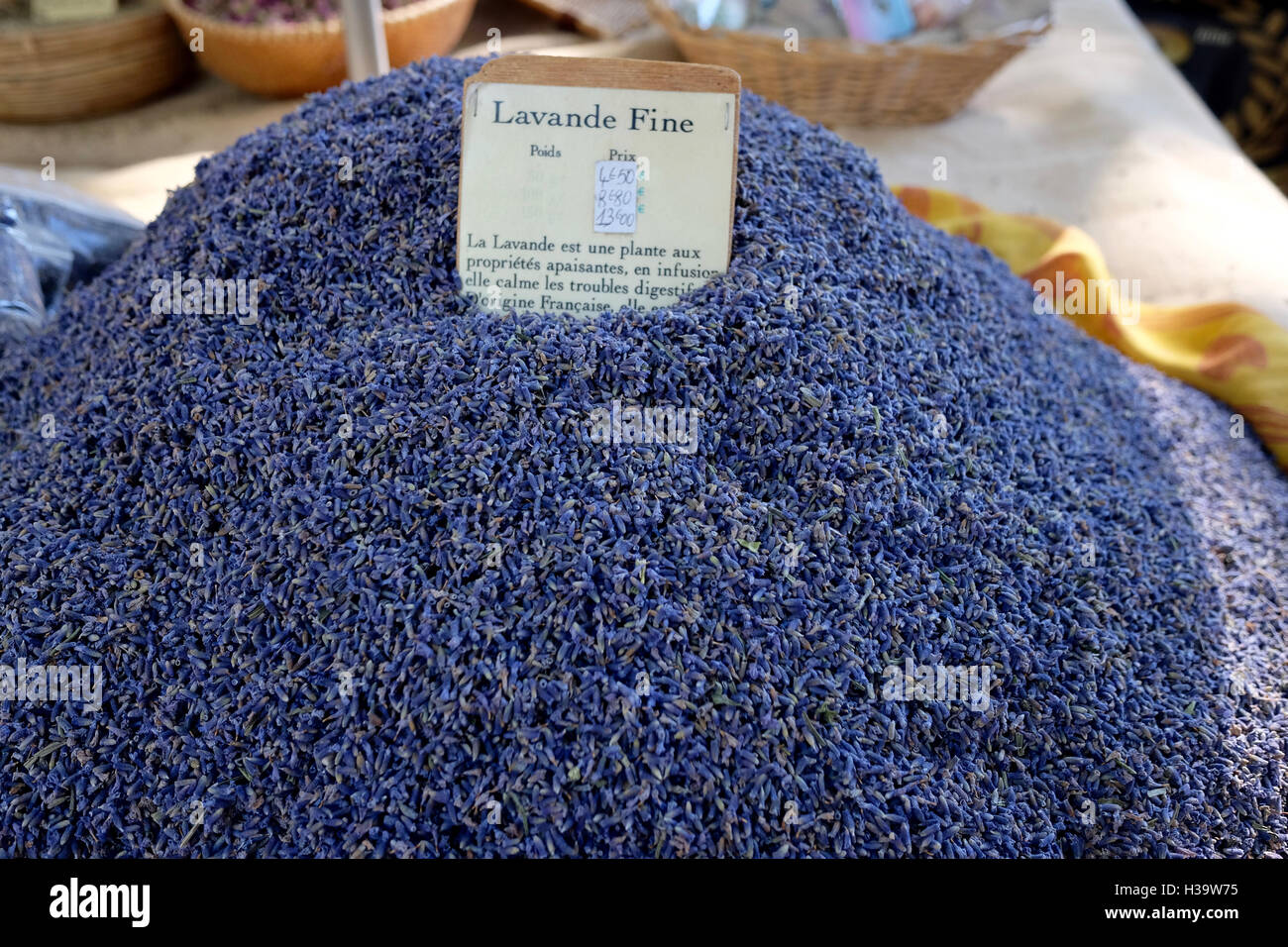 Lavender for sale at local market Stock Photo Alamy