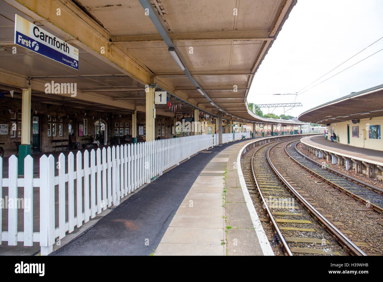 Railway station in Carnforth Lancashire UK Stock Photo Alamy