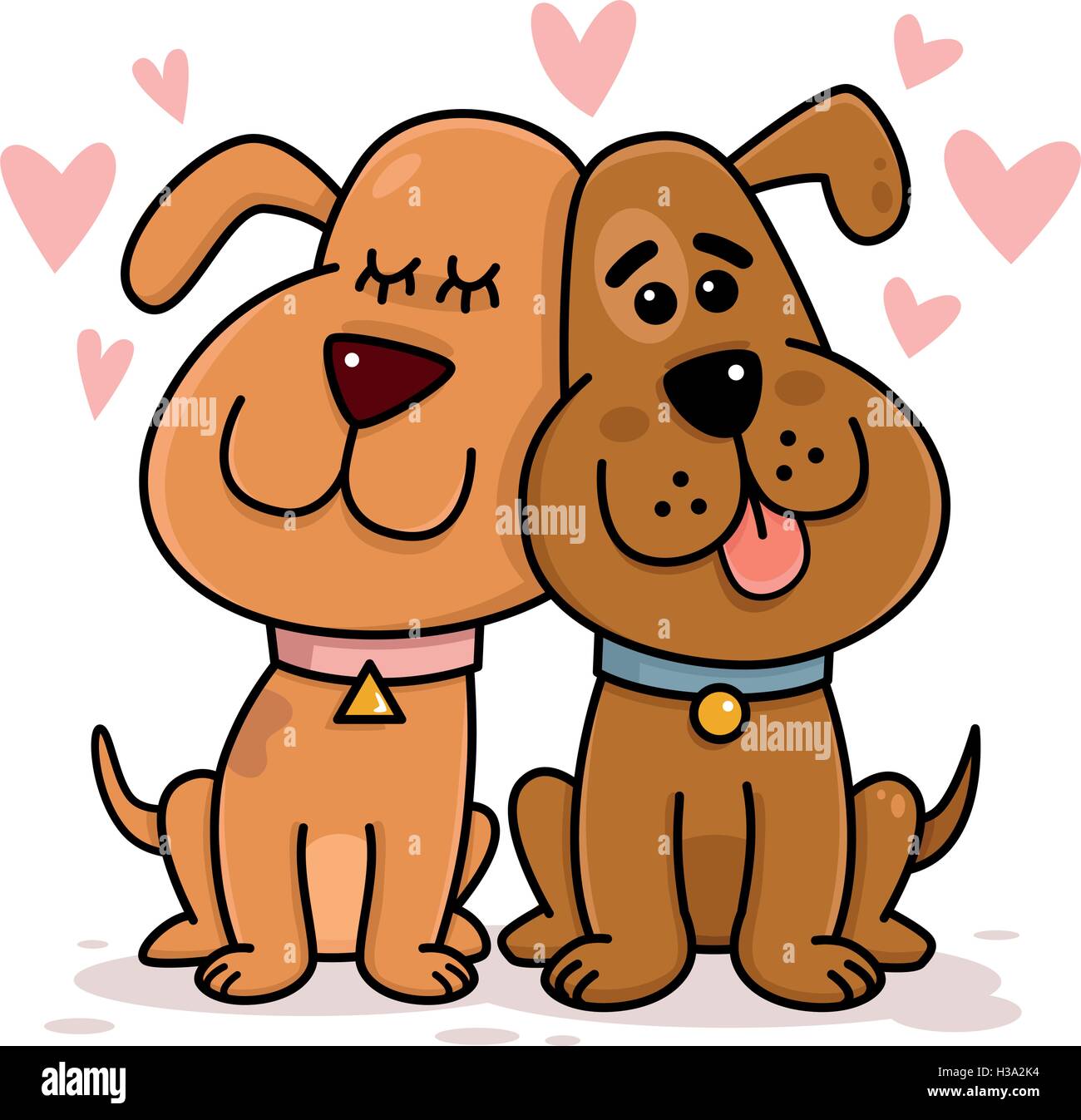 Cartoon dogs in love hi-res stock photography and images - Alamy Cartoon dogs in love hi-res stock photography and images - Alamy