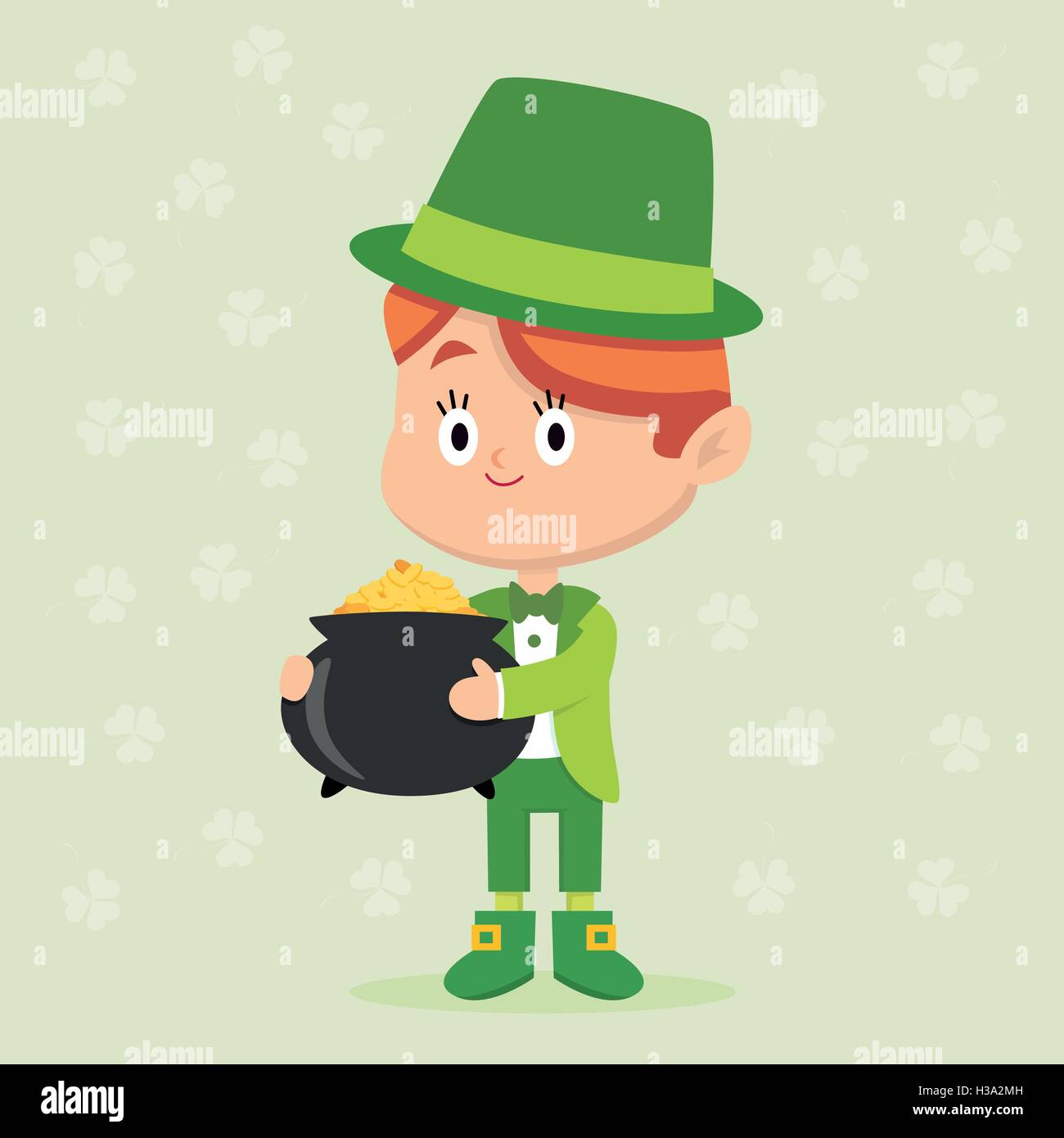 Irish leprechaun cartoon Stock Vector Images - Alamy