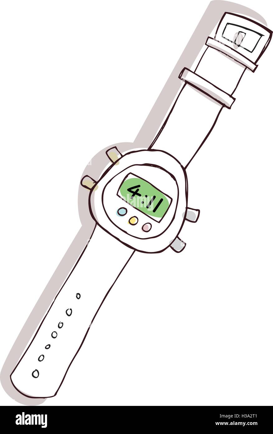 Bangle digital watch deals