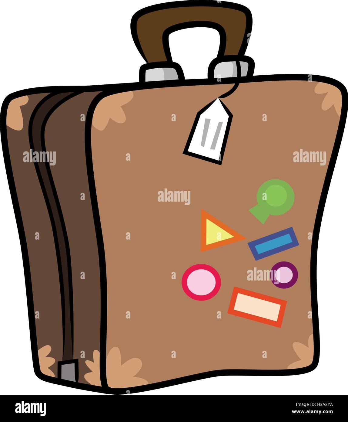 Travel Suitcase Stock Vector