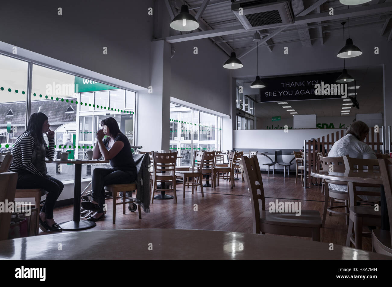 Asda cafe, Kettering Stock Photo Alamy