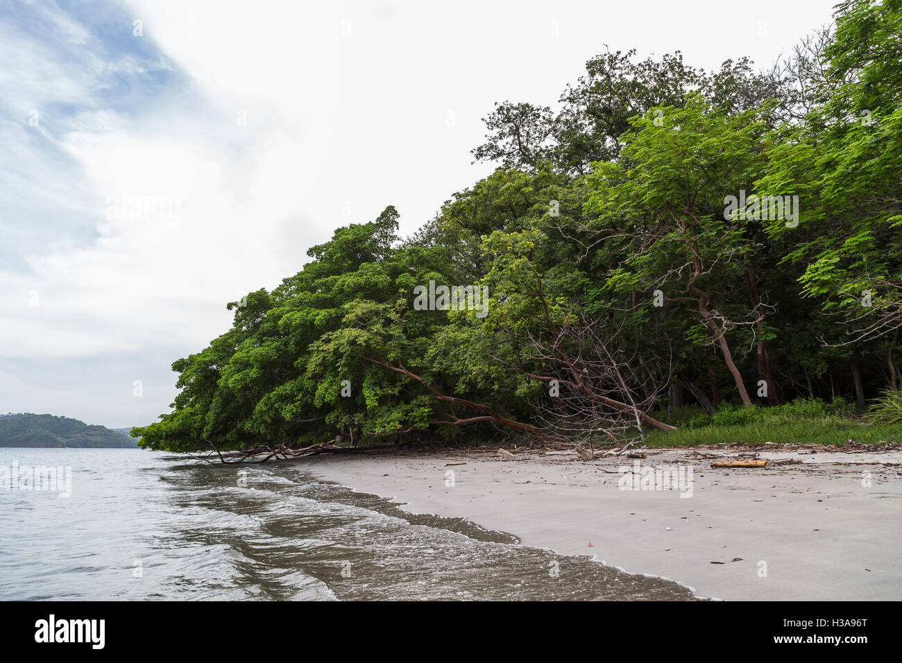 Playa Nacascolo, a deserted beach on the coast of Costa Rica. Stock Photo
