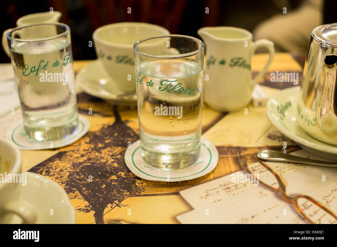 Cafe de Flore Paris France Stock Photo