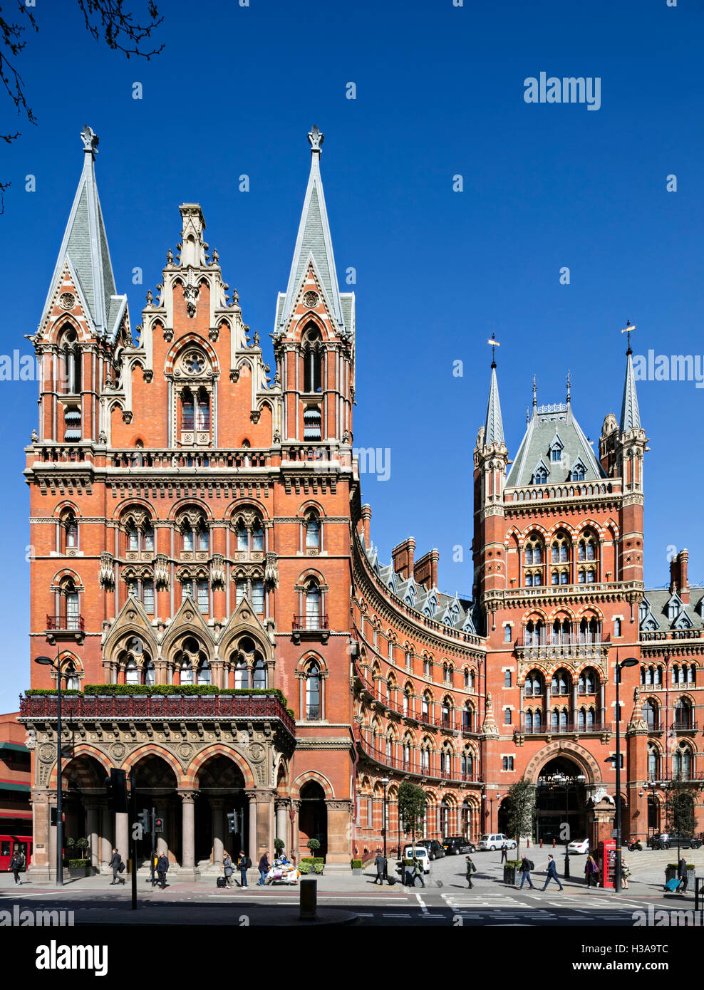 St Pancras Station Stock Photo