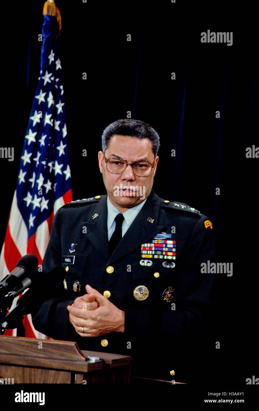 Arlington, Virginia, USA, 24th January, 1991 General (USA) Colin Powell