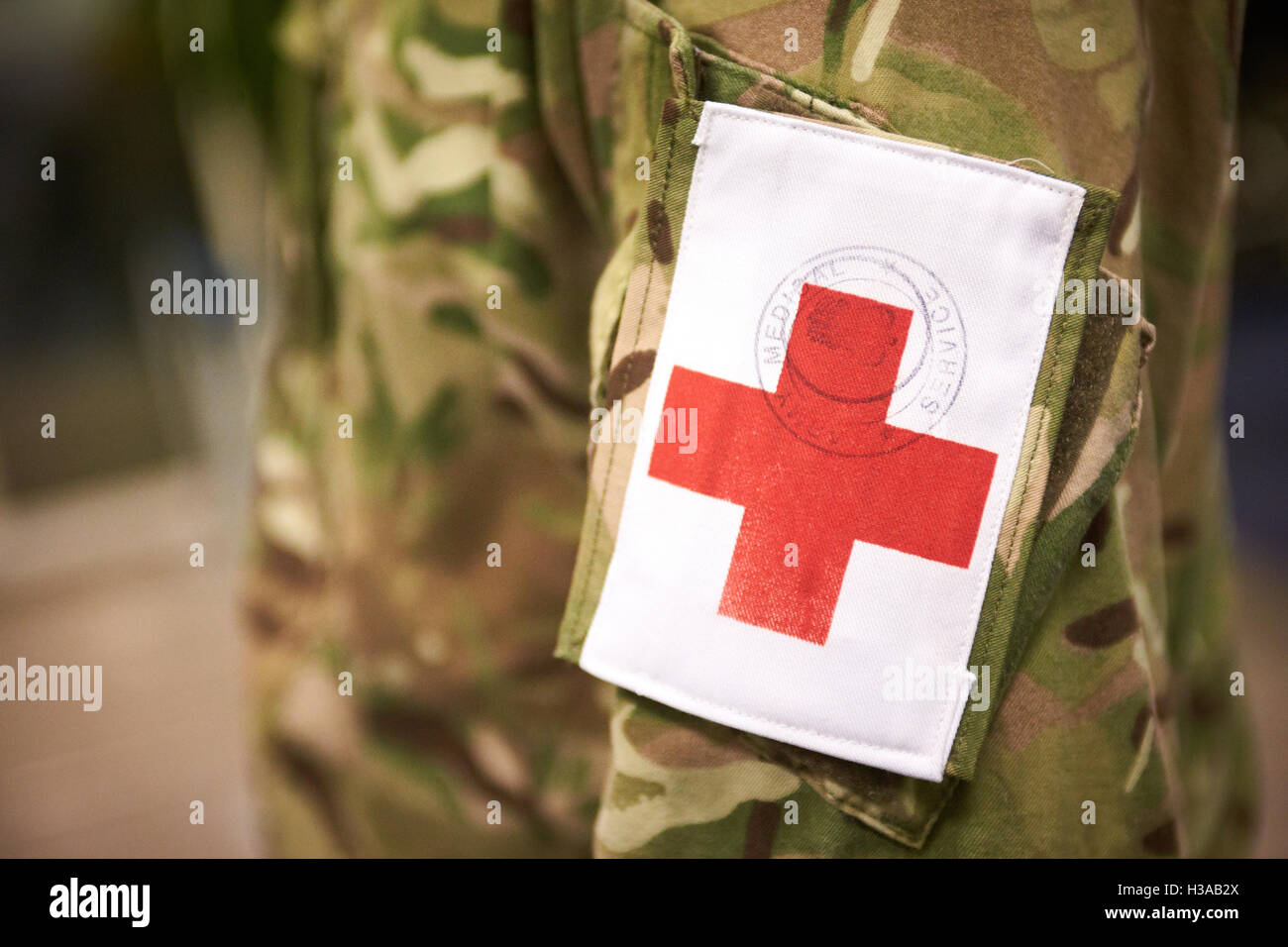 British army medic arm patch Stock Photo Alamy