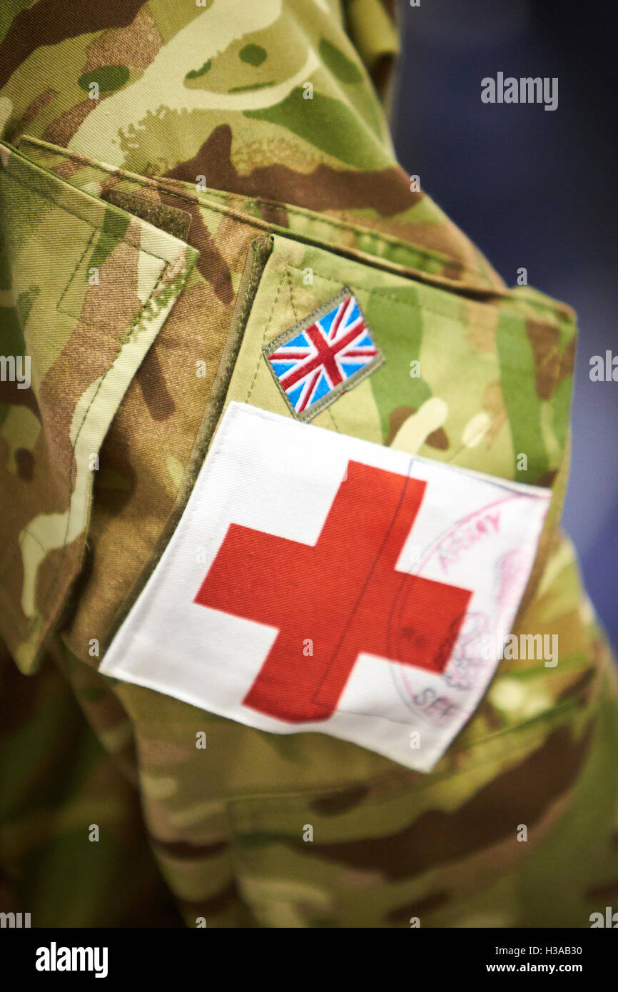 British army medic arm patch Stock Photo Alamy