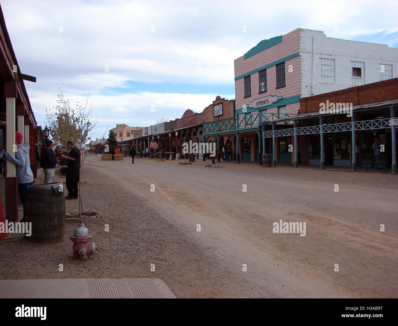 Main Street of Tombstone Arizona. Stock Photo