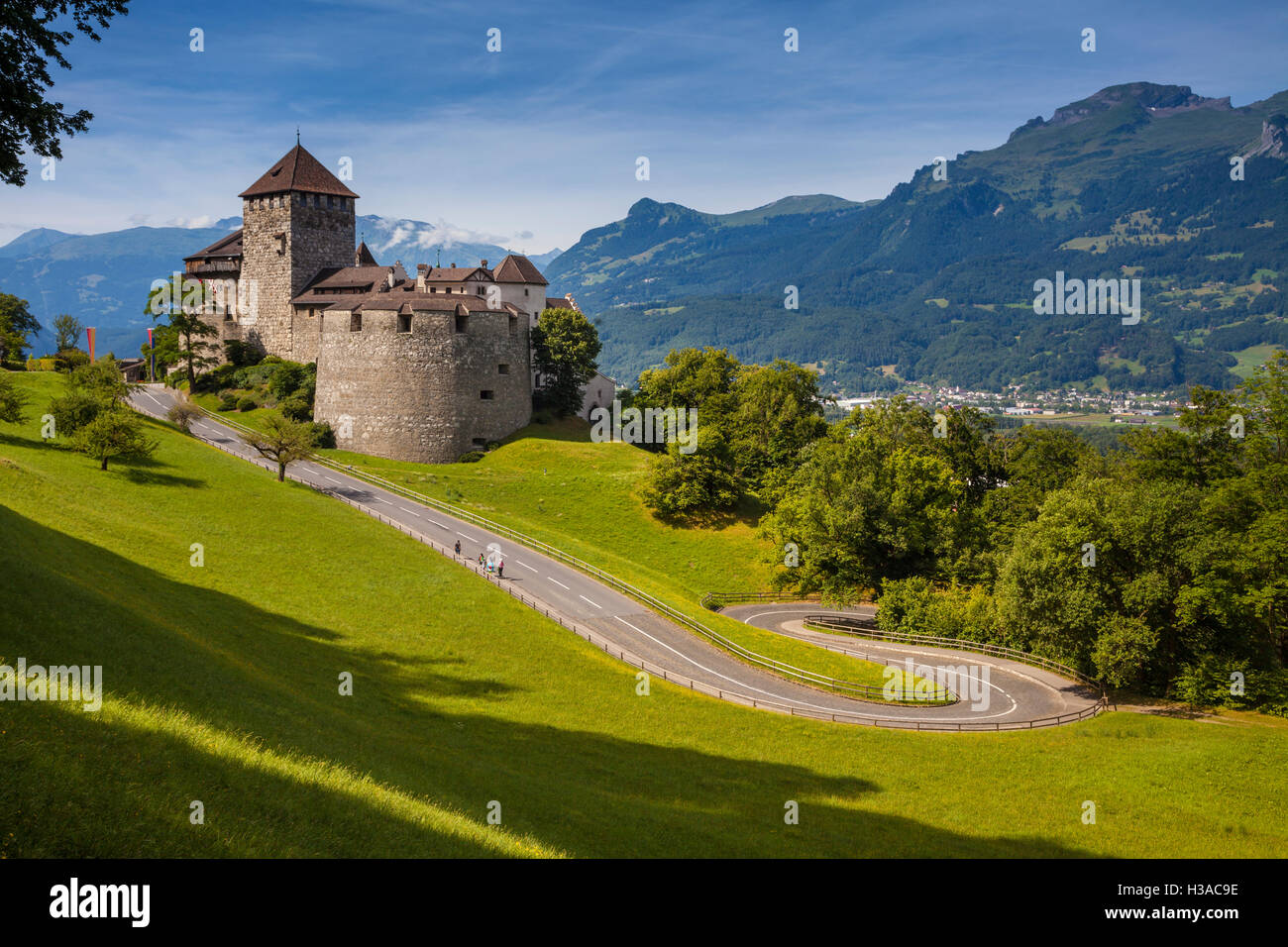 Capital of Liechtenstein Vaduz Stock Photo - Alamy