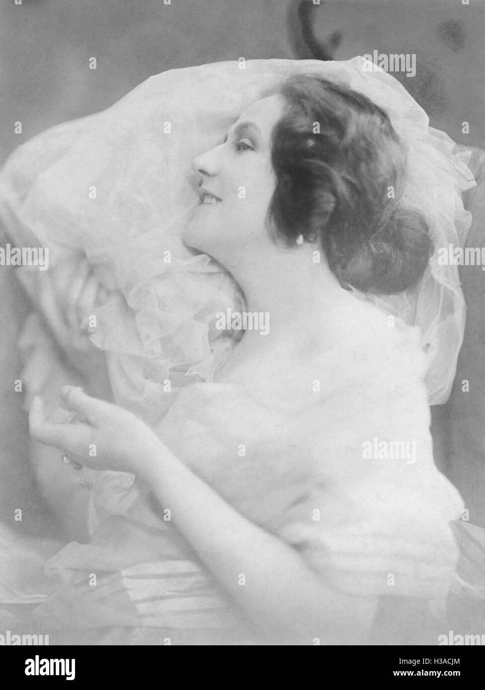 Portrait of a woman, 1922 Stock Photo