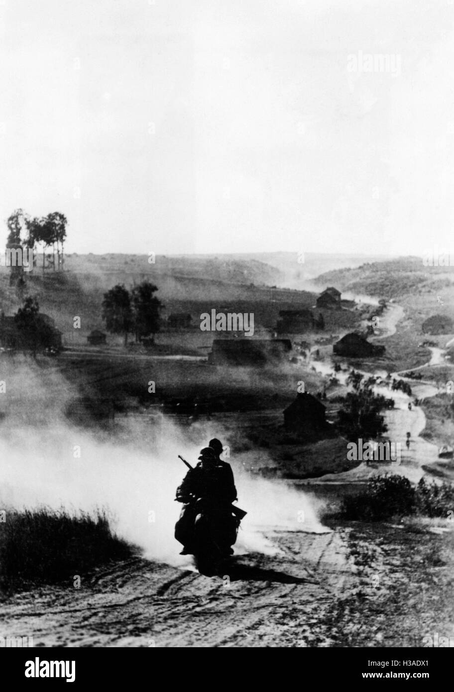 Advance of German troops on the Eastern Front, 1941 Stock Photo