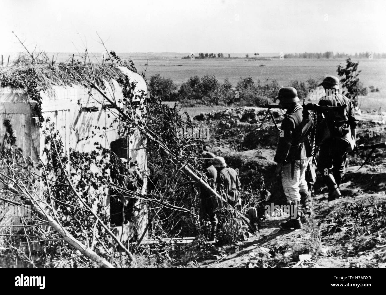 German nazi bunker concrete Black and White Stock Photos & Images - Alamy