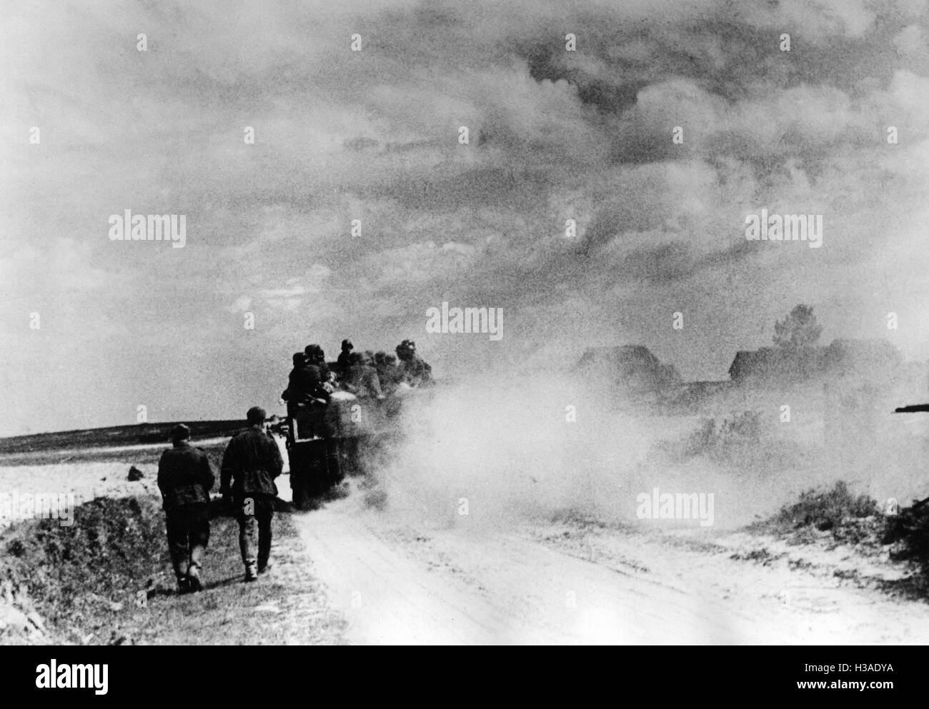 Advance of German troops on the Eastern Front, 1941 Stock Photo - Alamy
