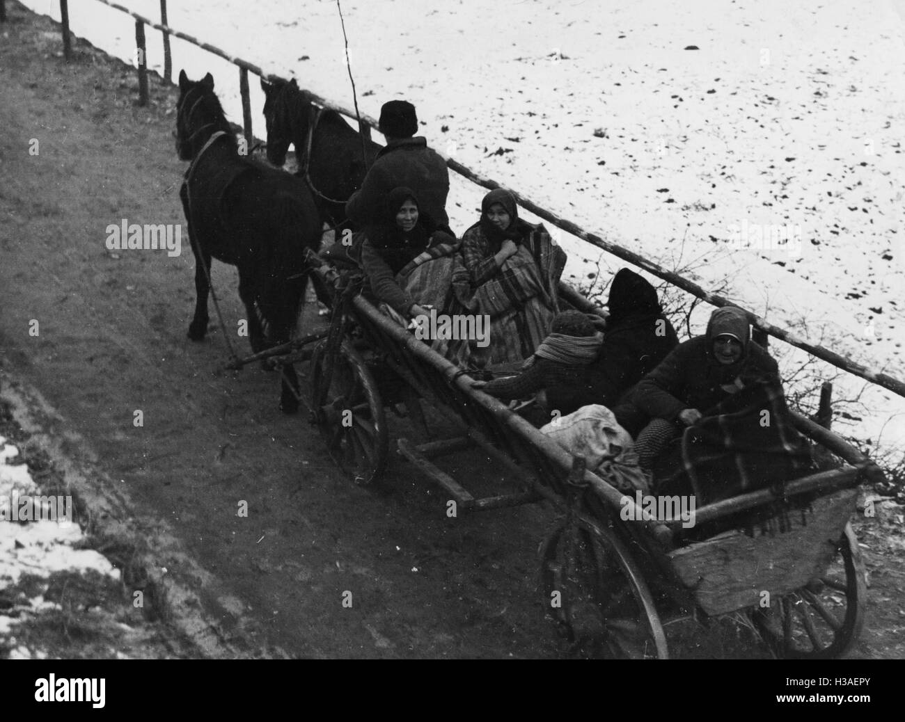Volhynia Germans migrate to Germany, 1939 Stock Photo Alamy