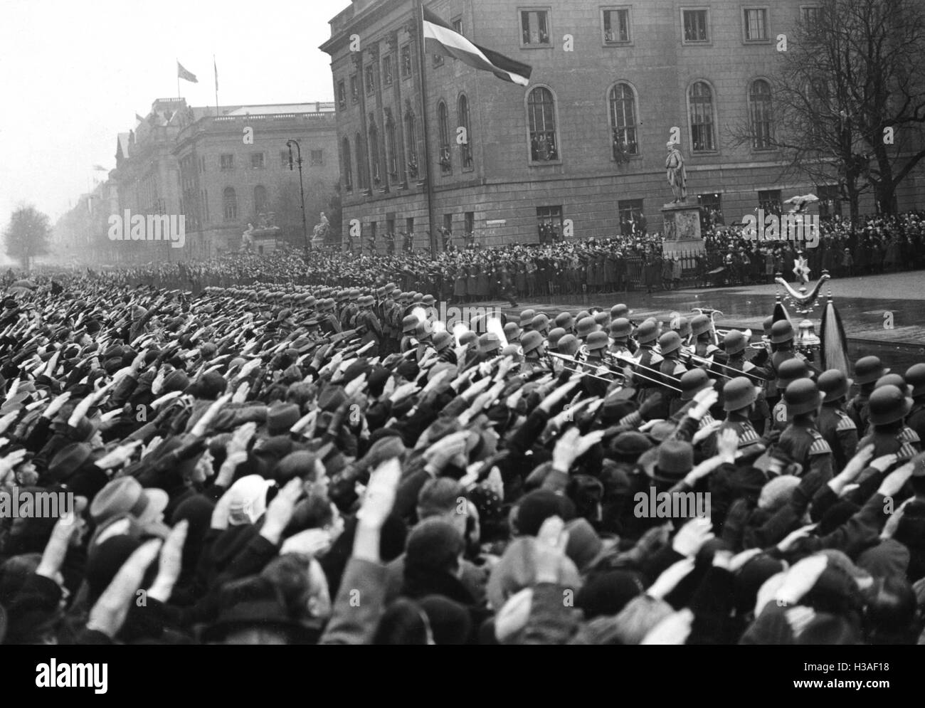 Reich Foundation Day in Berlin, 1934 Stock Photo