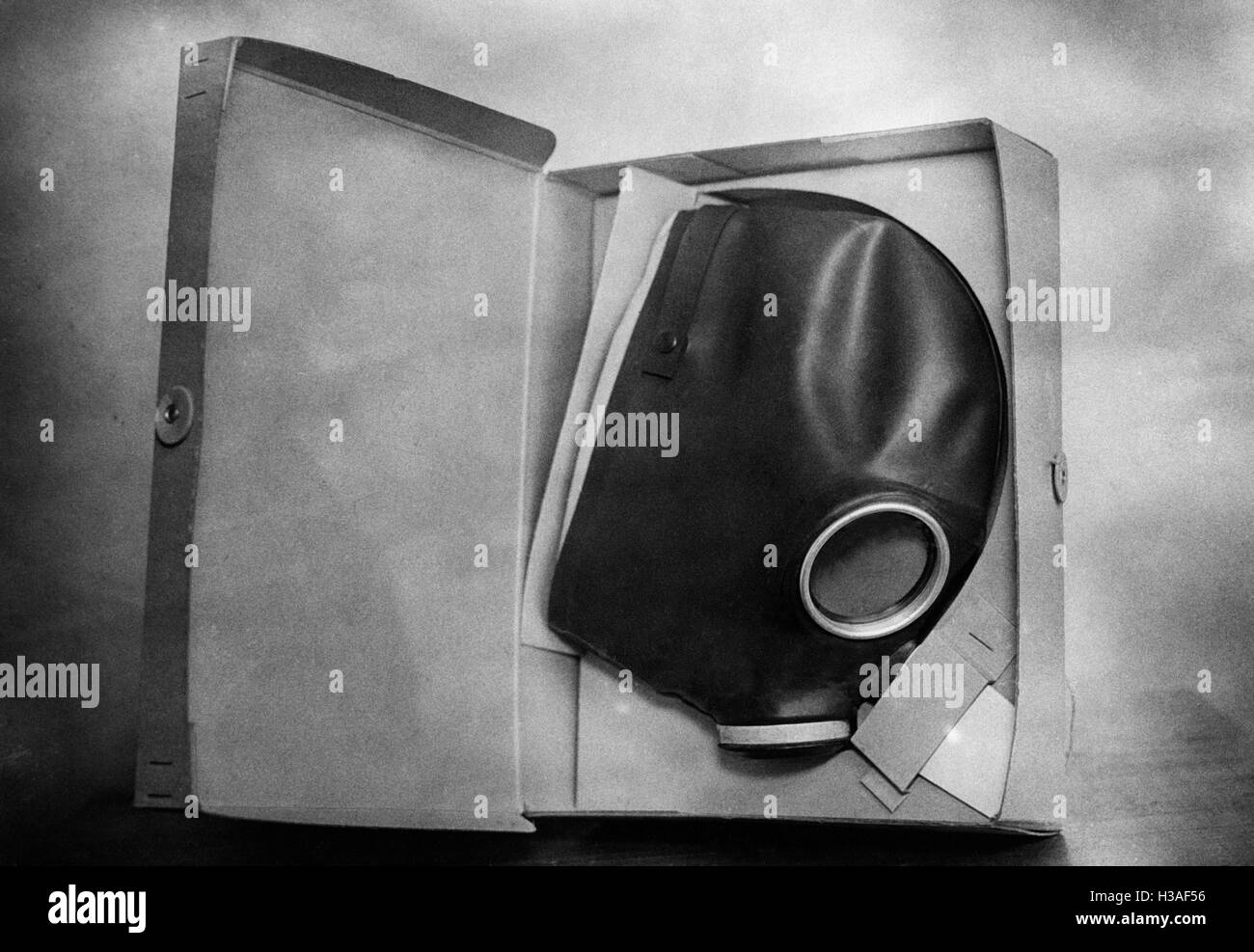 The Volksgasmaske (People's Gas Mask), 1937 Stock Photo