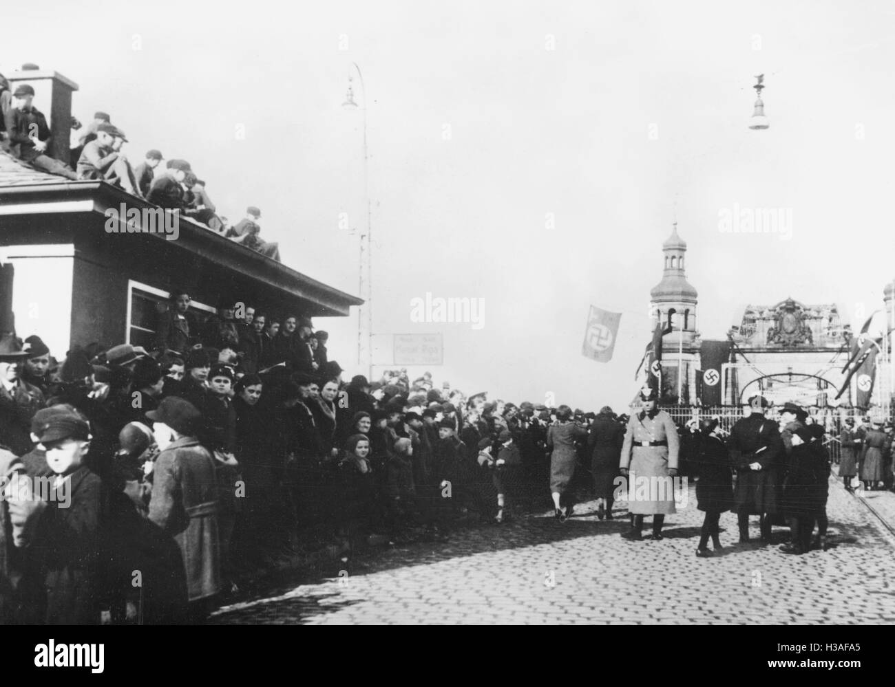 Integration of the Klaipeda Region in the German Reich 03/24/1939 Stock Photo