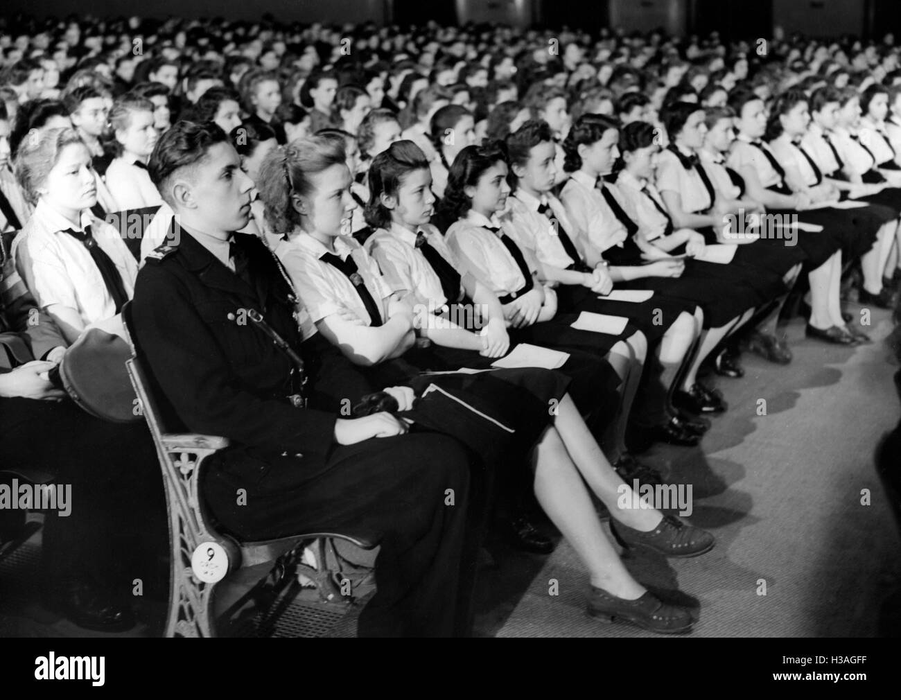 Commitment of the youth, Deutsche Oper Berlin 1941 Stock Photo