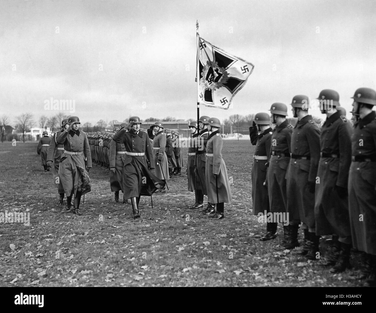 Swearing-in of recruits of the Wehrmacht in Spandau, 1937 Stock Photo