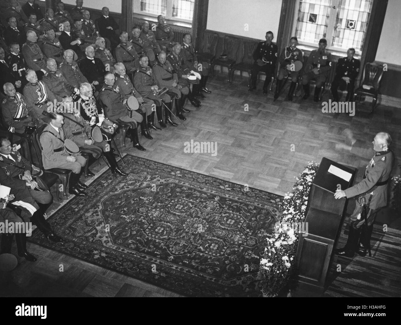 Commemoration of the 125th anniversary of the Berlin Institute of War, 1935 Stock Photo