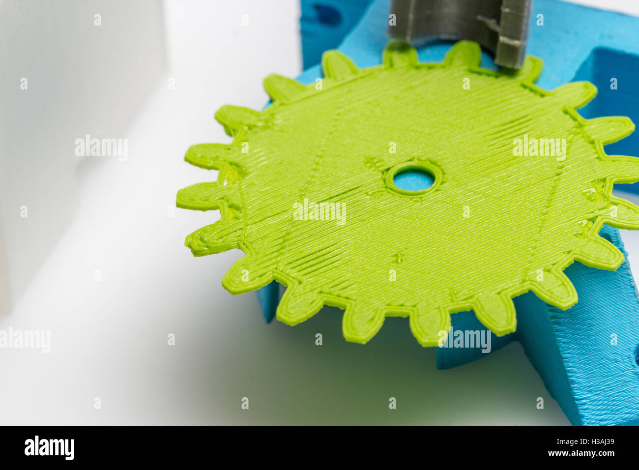 Colorful 3d printed plastics Stock Photo Alamy