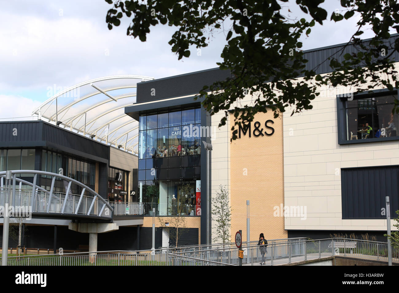 Marks and Spencer Stafford branch at the Riverside Shopping Centre Stock Photo