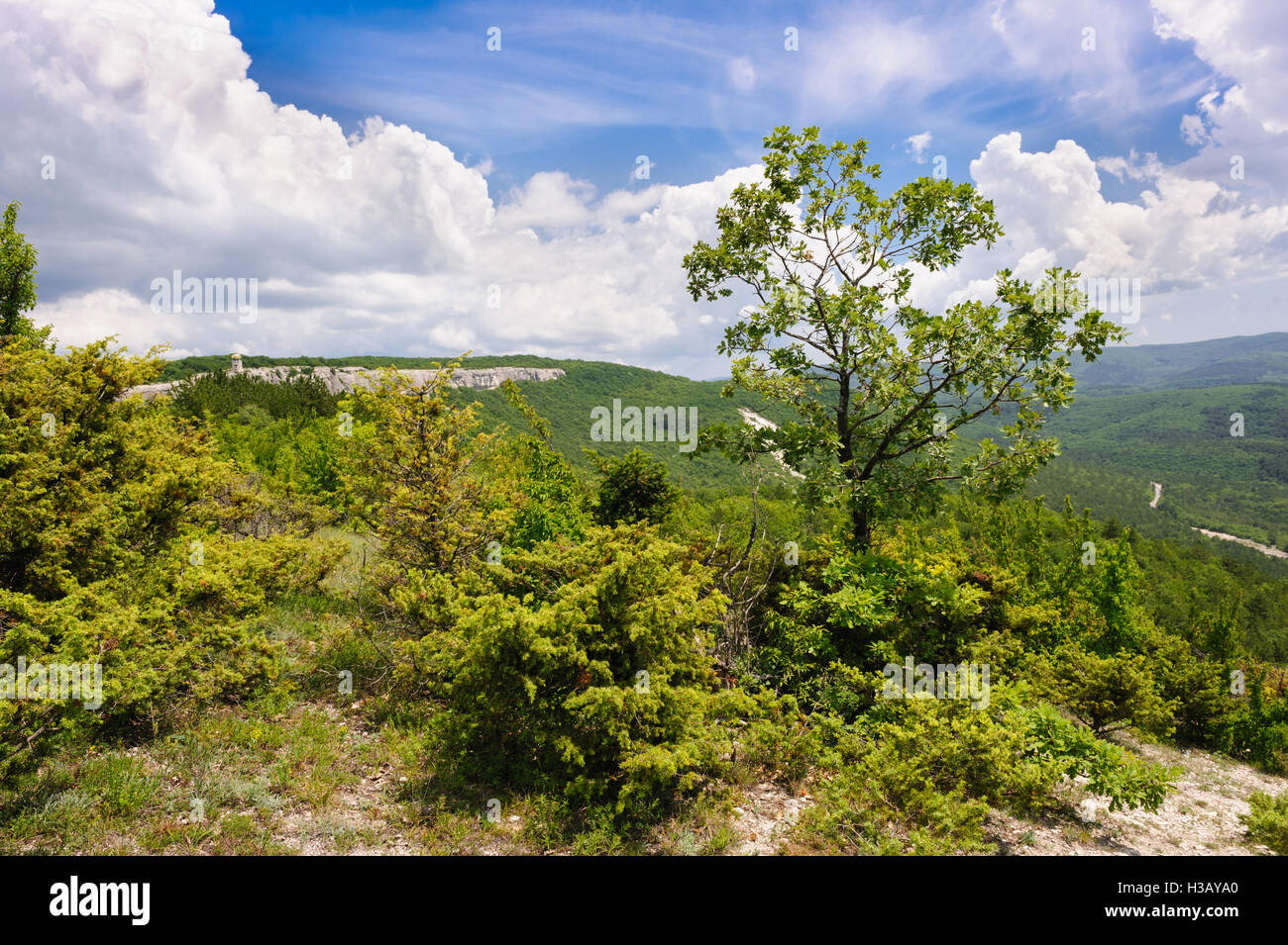 Landscape of mountain Crimea Stock Photo