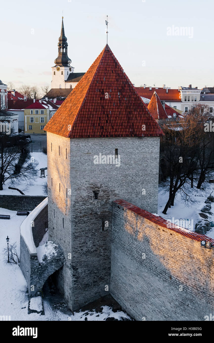 Neitsi (maiden's) tower in Tallinn Stock Photo