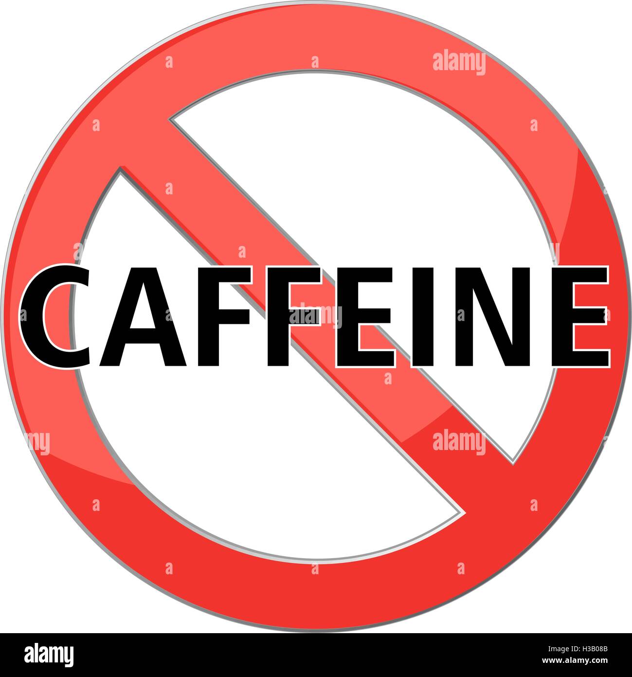 No Caffeine Sign Stock Vector Image Art Alamy no-caffeine-sign-stock-vector-image-art-alamy