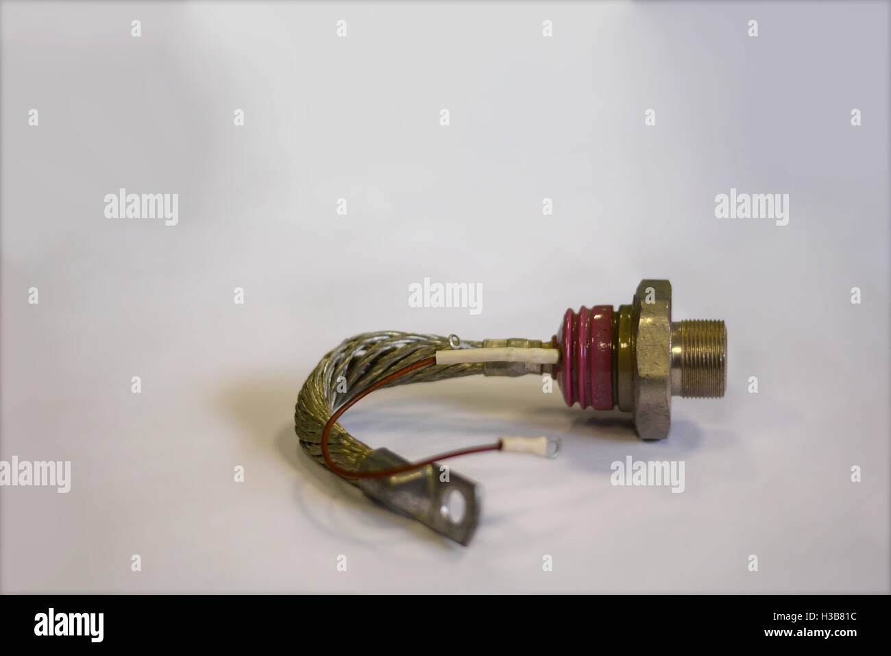 Diode old design and high power Stock Photo