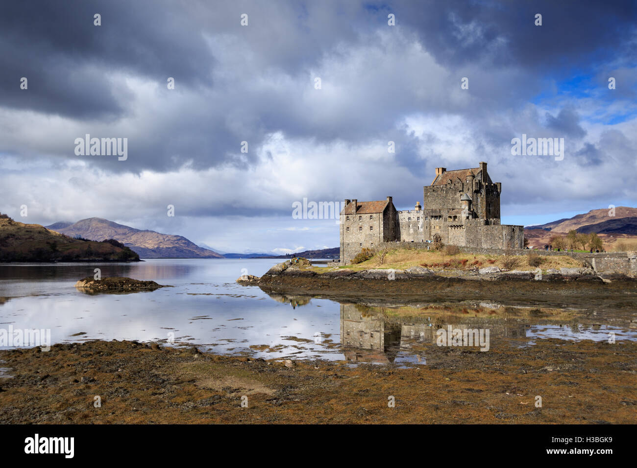 Eilean Donan Castle, Dornie, Scottish Highlands. Stock Photo
