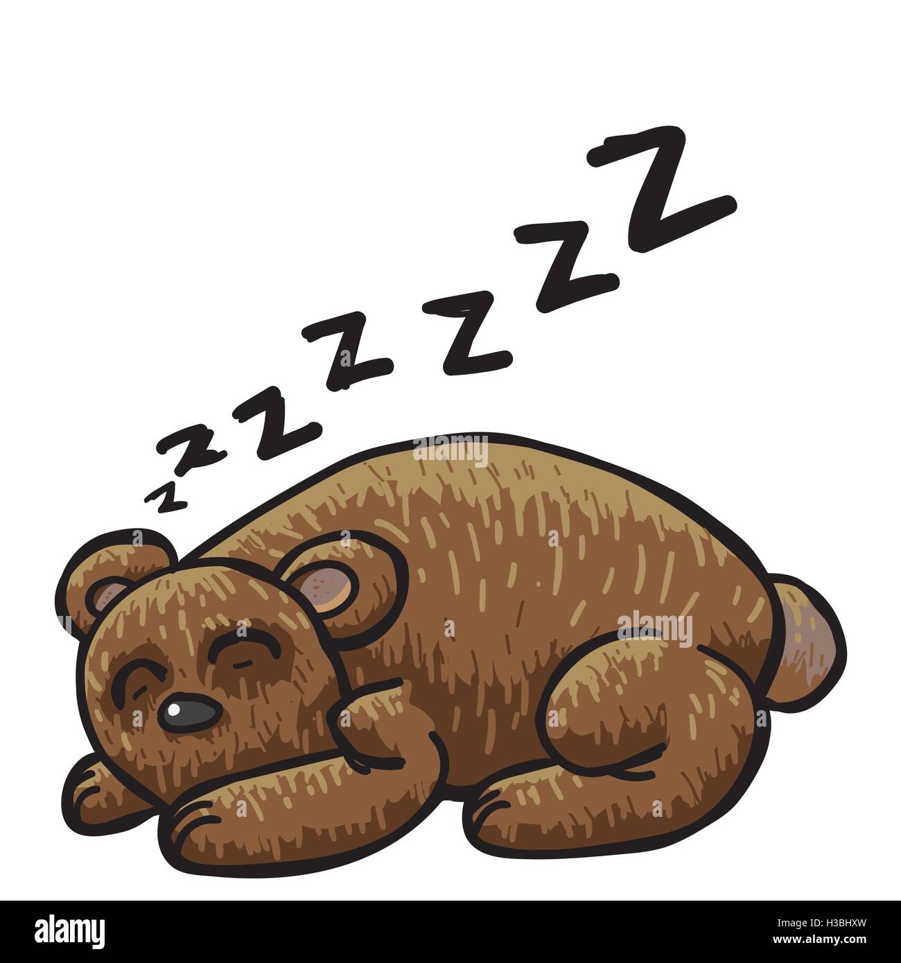 Sleeping Bear Clip Art