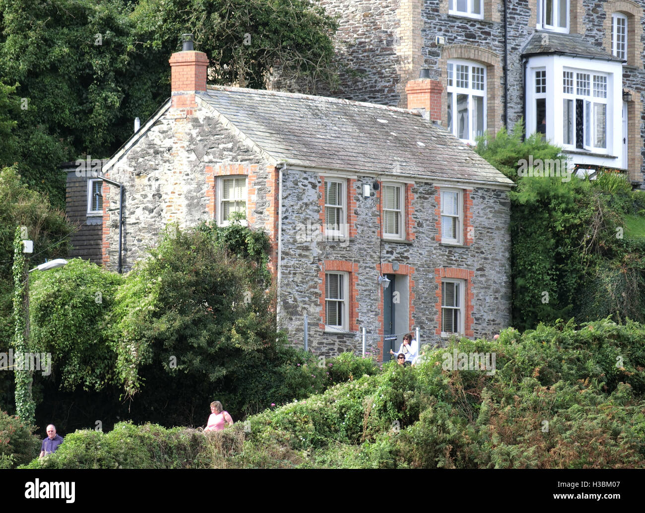 Fern Cottage, ( Doc Martin's TV Series Surgery ), Port Isaac, North Cornwall, England, UK Stock Photo